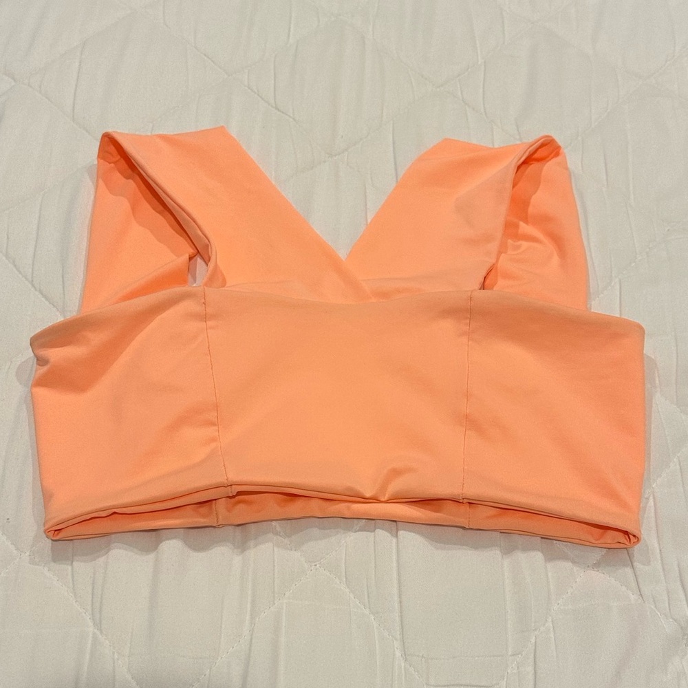 L*Space Parker Bikini Top in Tangy Orange - Picture 4 of 4